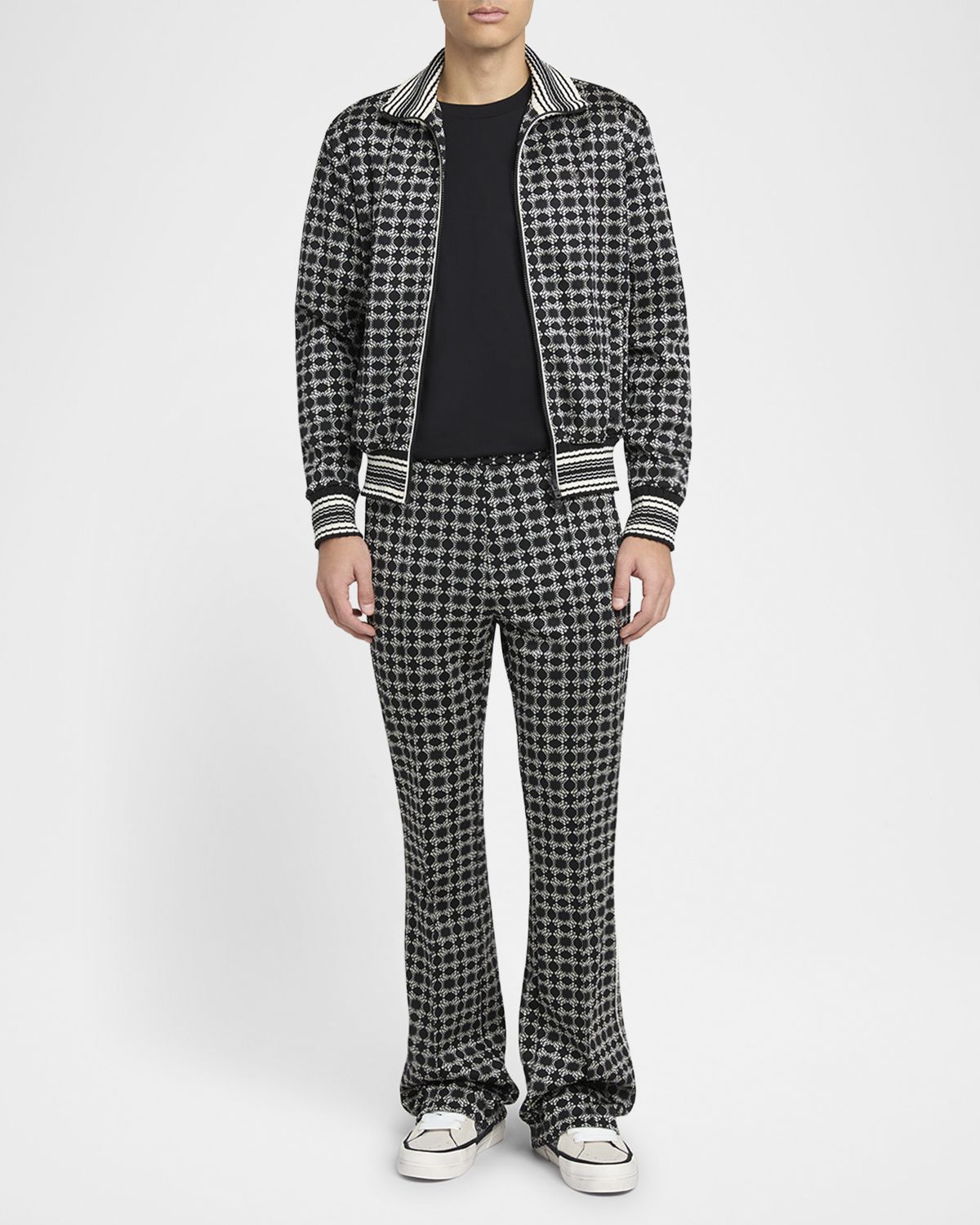 Amiri Men 's Label Cotton T-Shirt