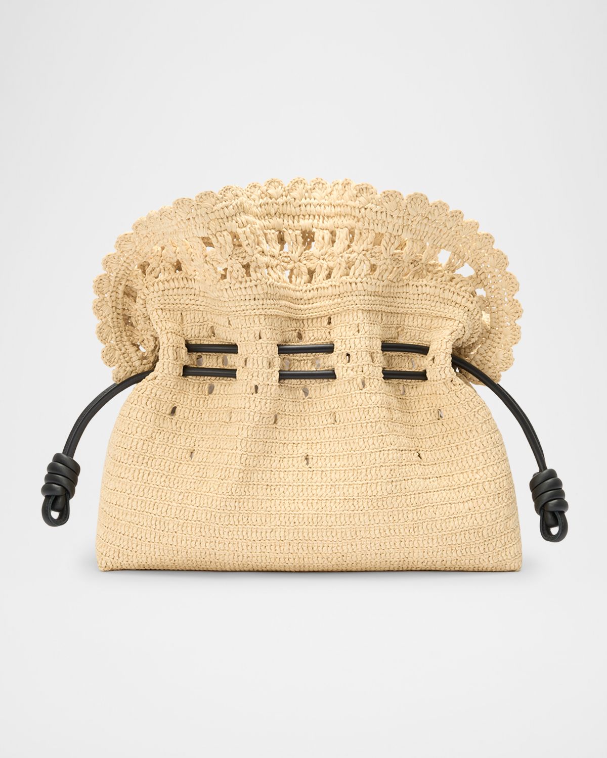 Loewe x Paula 's Ibiza Flamenco Medium Ruffled Clutch Bag in Raffia | Thumbnail 8 Loewe x Paula 's Ibiza Flamenco Medium Ruffled Clutch Bag in Raffia | Thumbnail 8