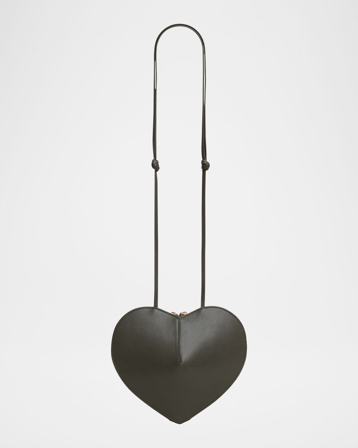 ALAIA Le Coeur Crossbody Bag in Suede