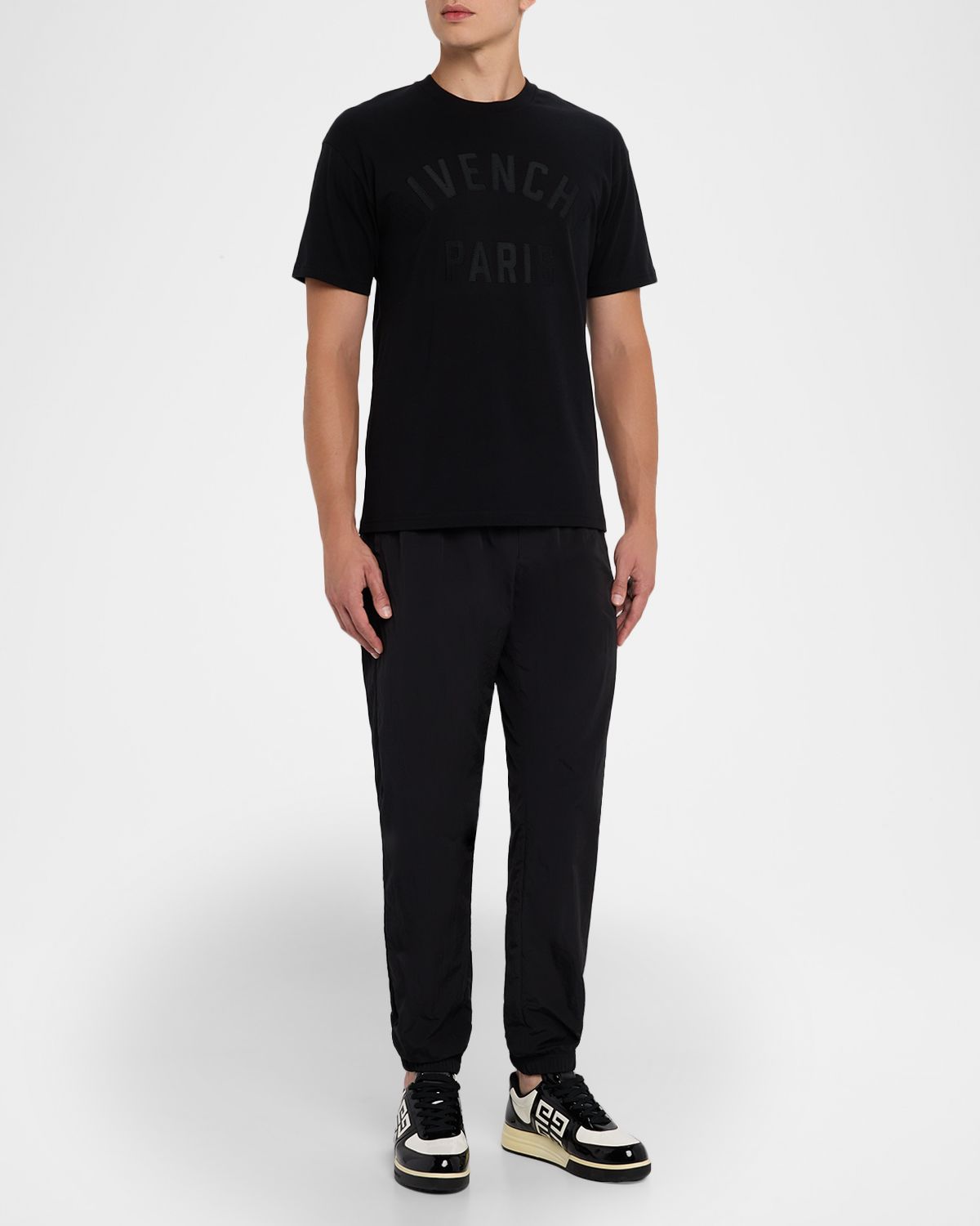 Givenchy Men 's Logo Crewneck T-Shirt
