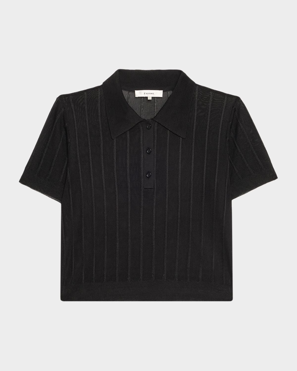 FRAME The Ribbed Polo Shirt