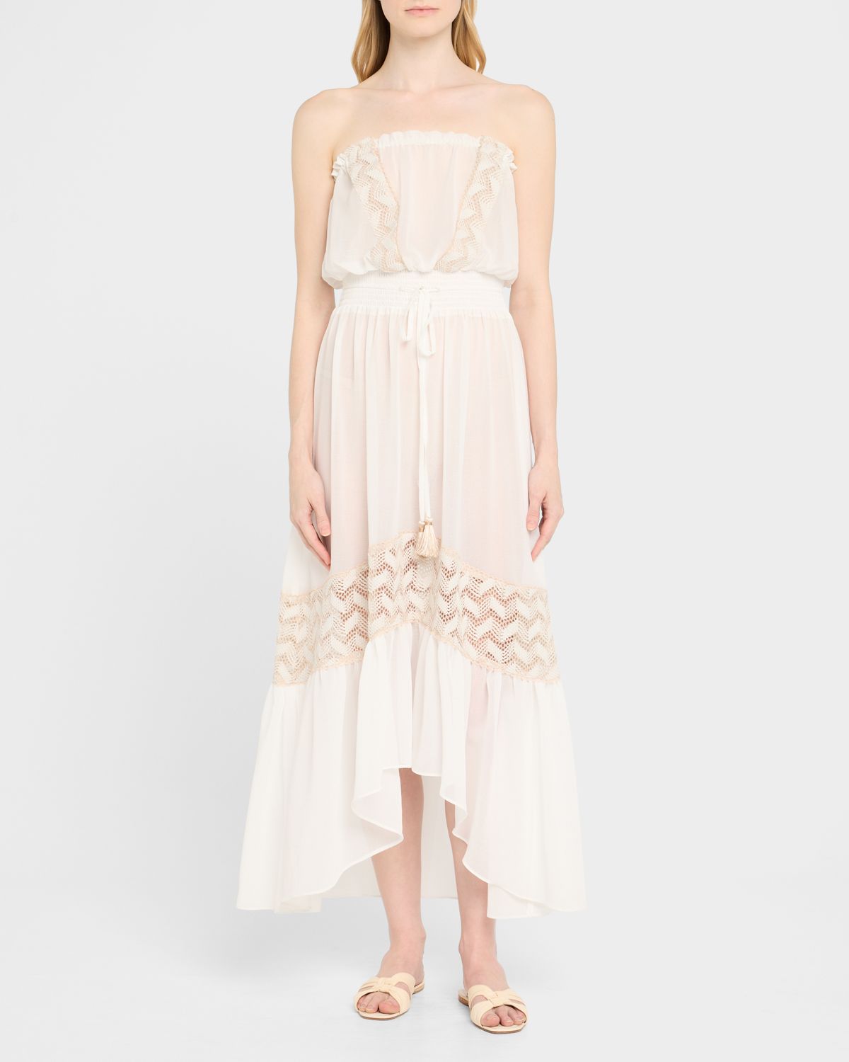 Ramy Brook Dorian Strapless Midi Dress
