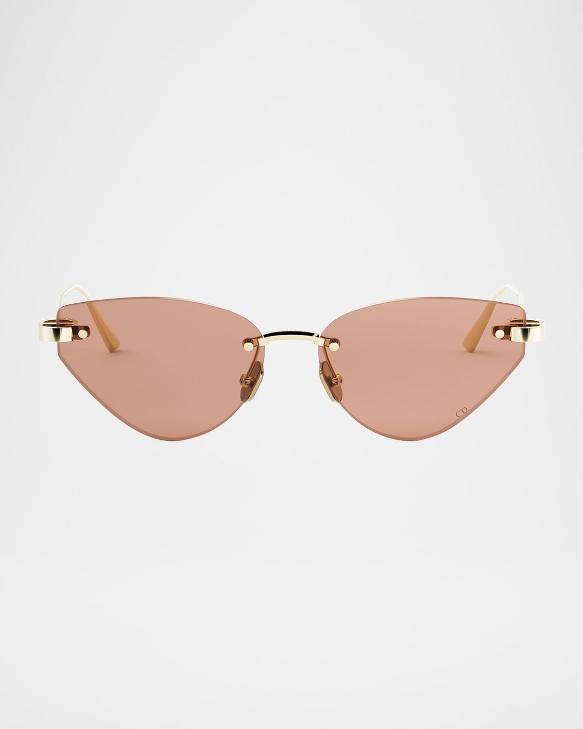 DIOR CDior B5U Cat-Eye Metal Sunglasses
