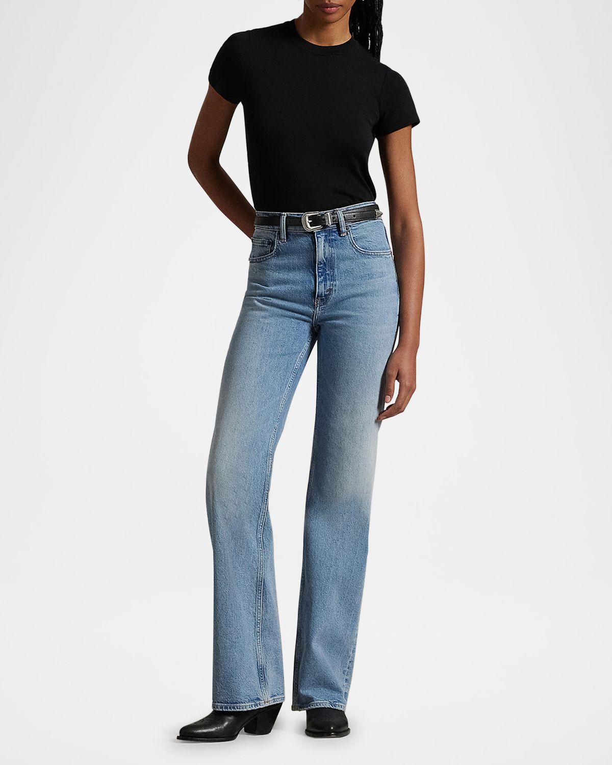 Polo Ralph Lauren Slim Fit Ribbed Cotton Tee