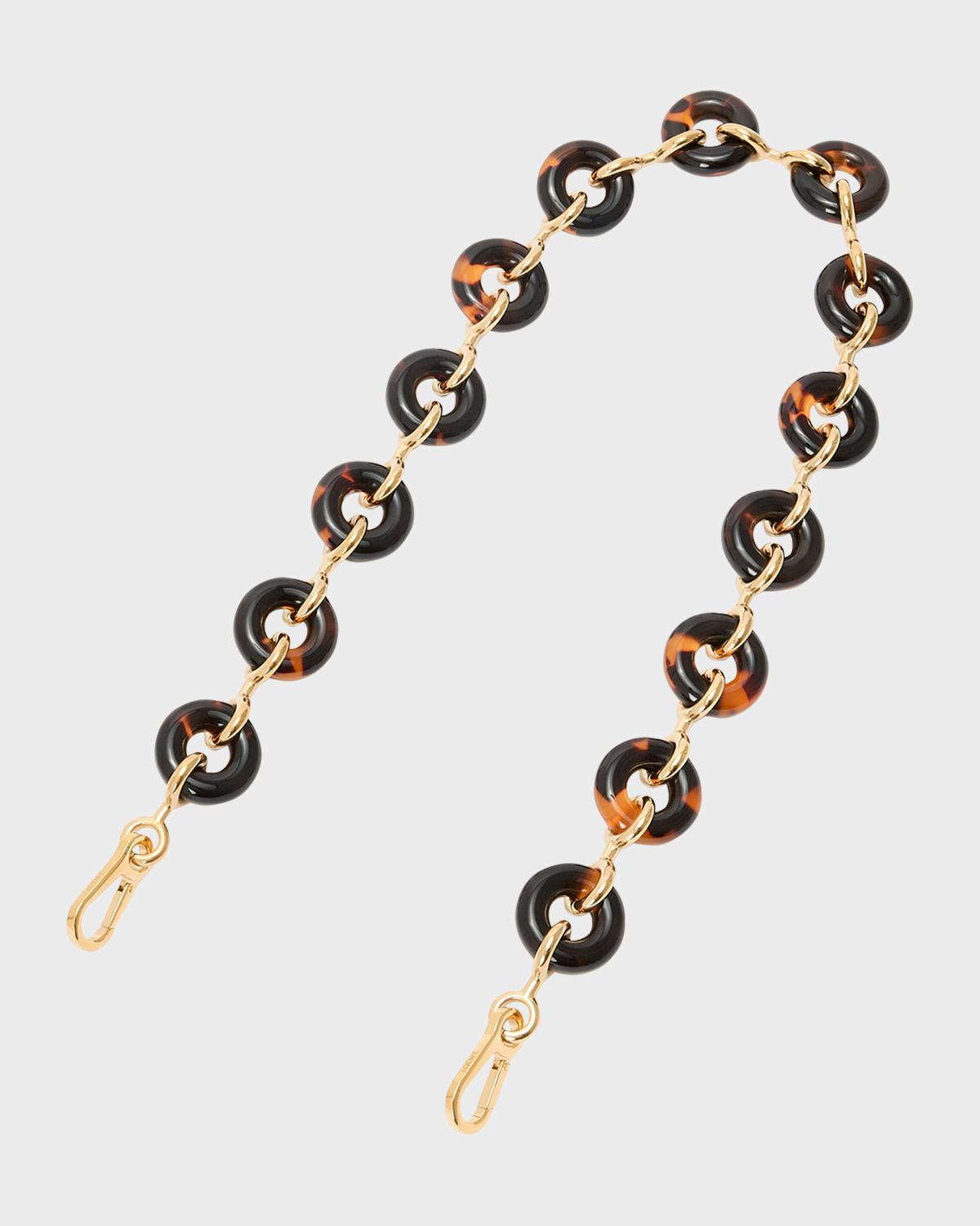 Loewe Chunky Donut Chain Bag Strap in Acetate and Brass | Thumbnail 3