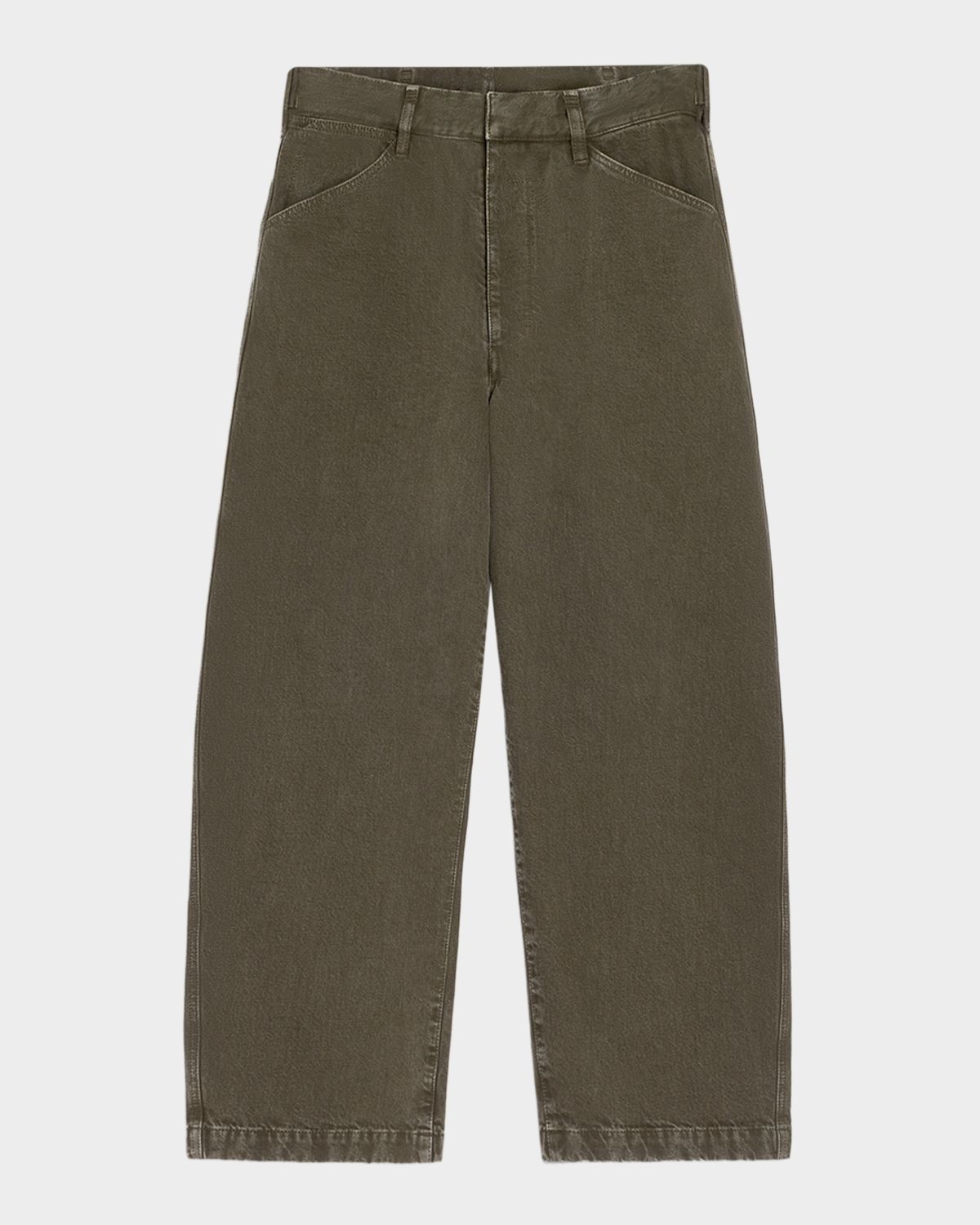 LEMAIRE Men 's Waistband-Cinch Maxi Workwear Pants