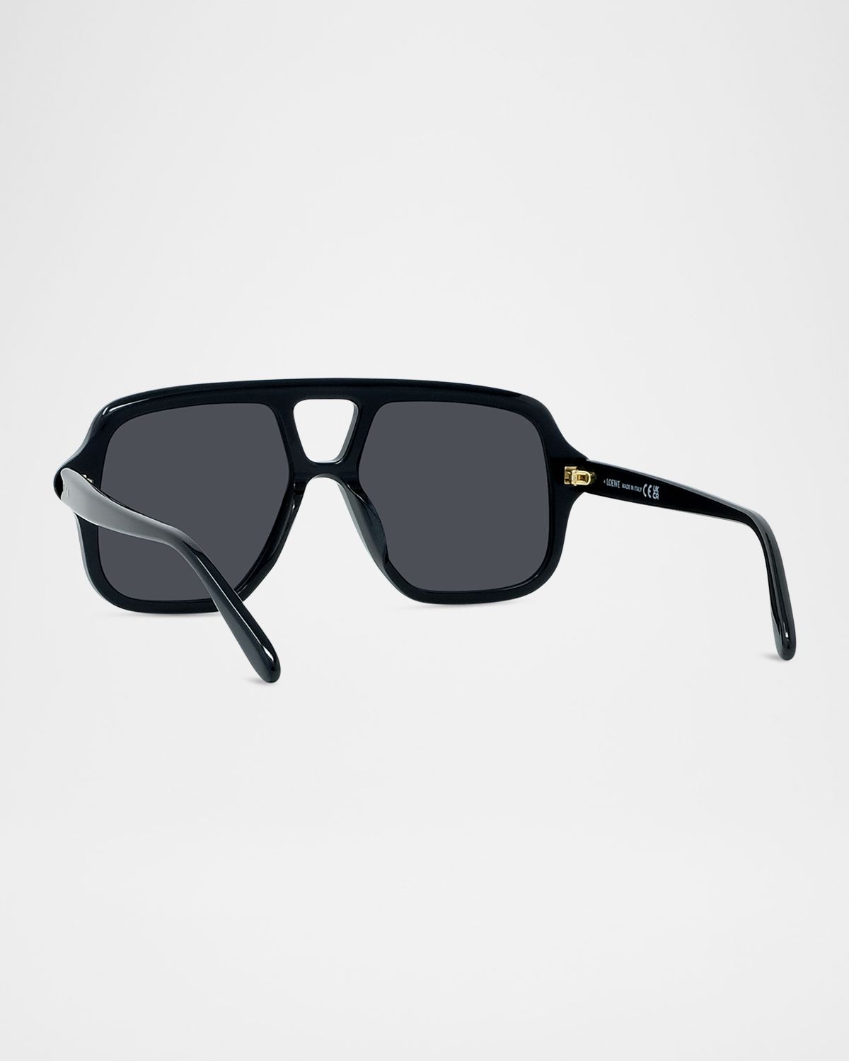 Loewe Slim Aviator Logo Sunglasses