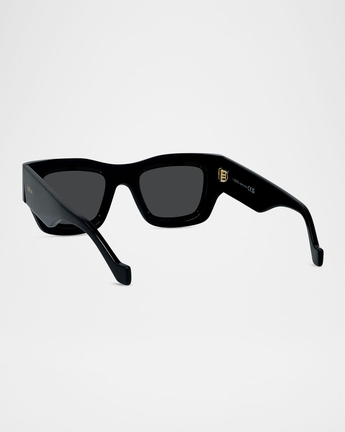 Loewe Men 's Signature Acetate Rectangle Sunglasses