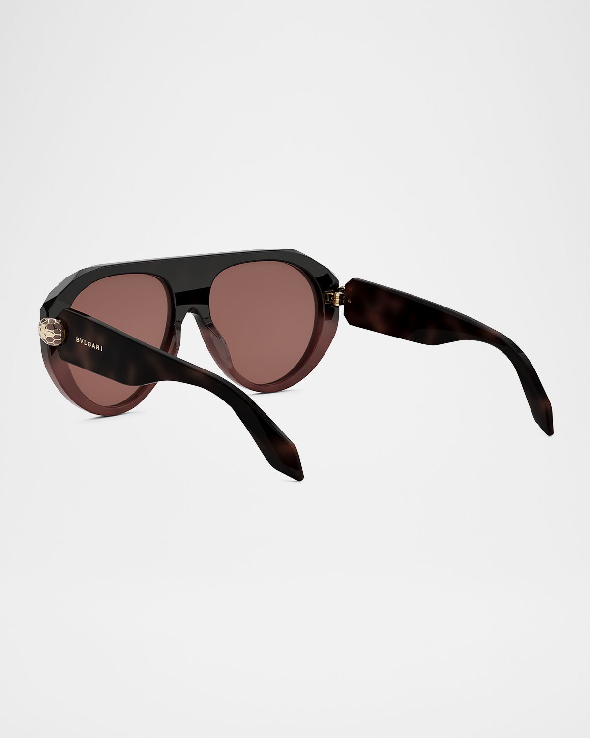 BVLGARI Serpenti Forever Acetate Aviator Sunglasses