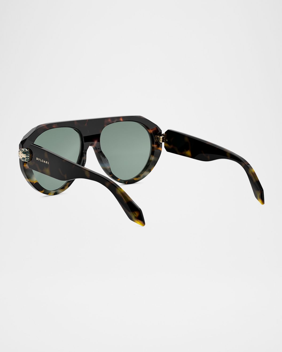 BVLGARI Serpenti Forever Acetate Aviator Sunglasses