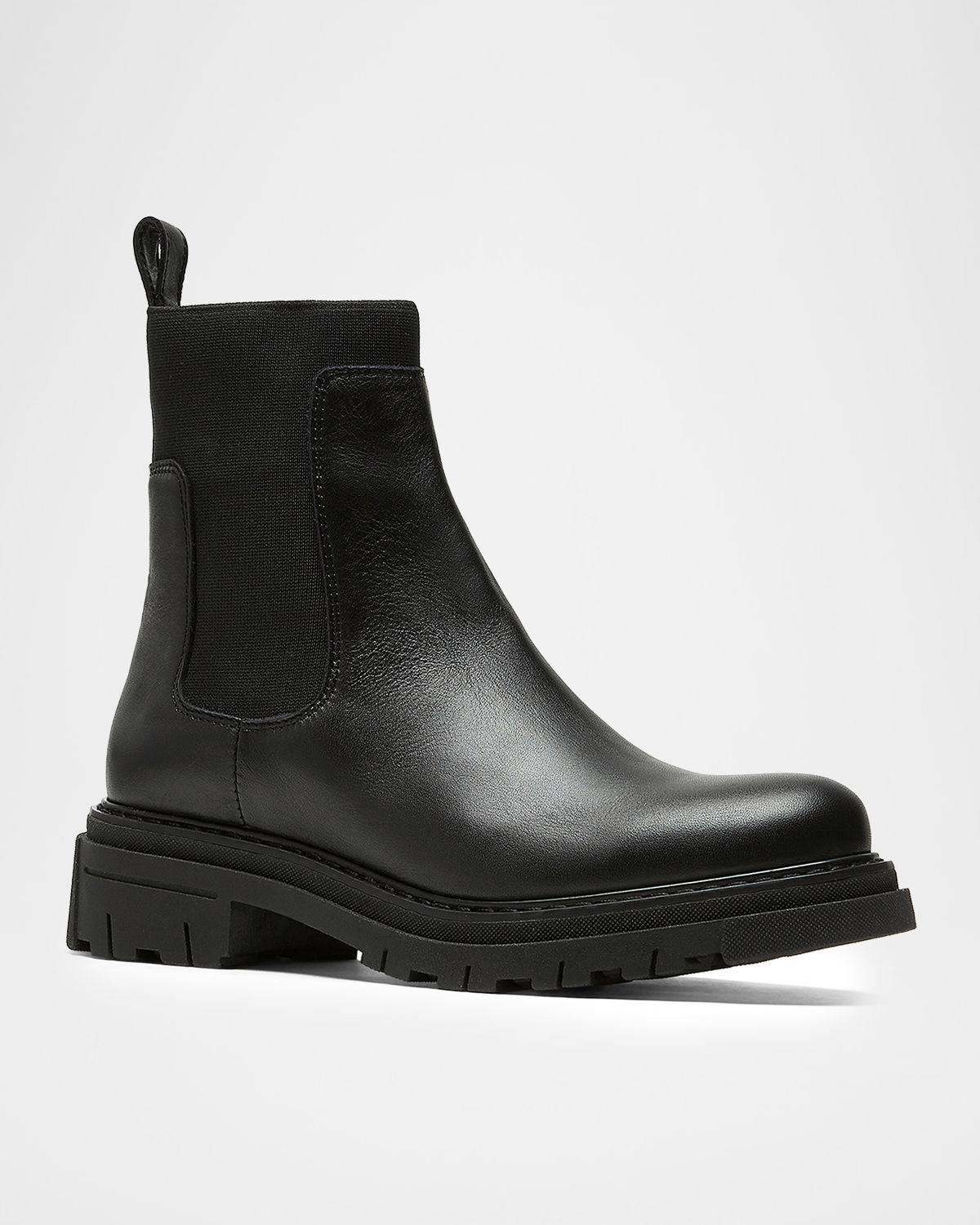 La Canadienne Darren Leather Extended-Elastic Chelsea Boots