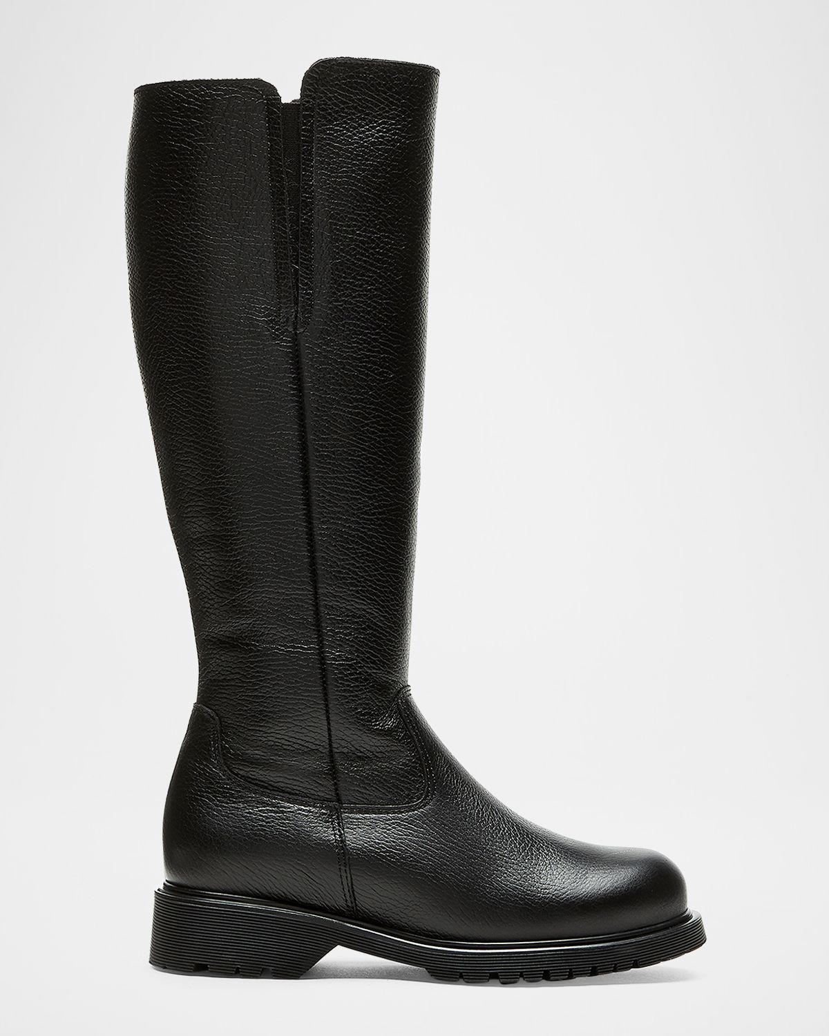 La Canadienne Harry Shearling-Lined Pebbled Leather Knee-High Boots