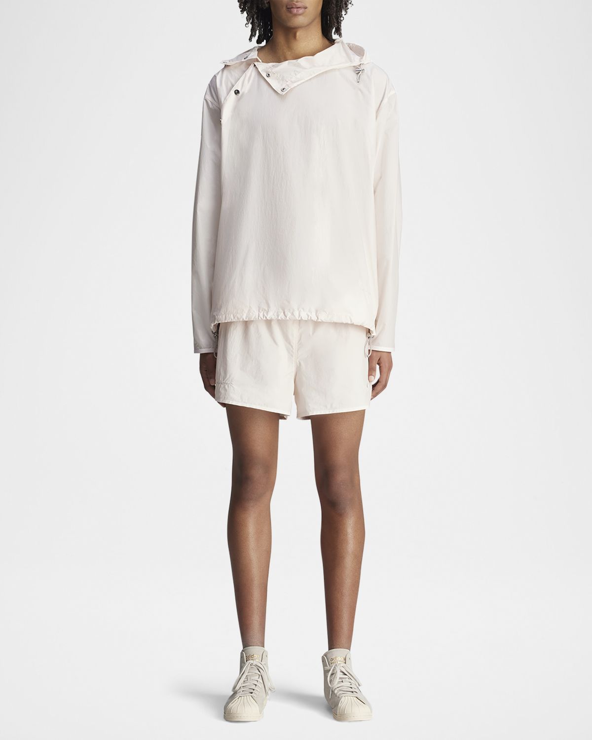 Adidas x Wales Bonner Men 's Hooded Nylon Anorak