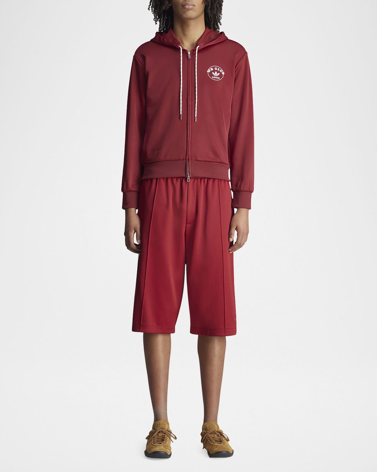 Adidas x Wales Bonner Men 's 3-Stripe Track Shorts