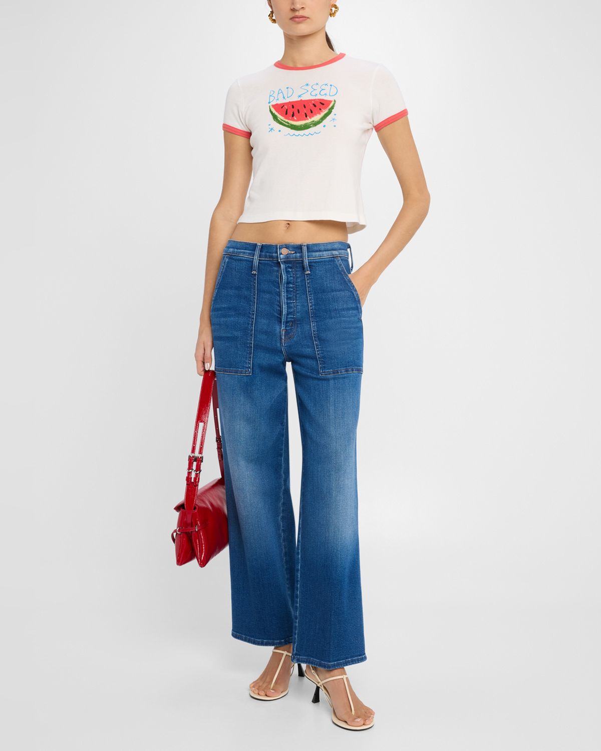 MOTHER The Stitch Up Maven Hover Jeans