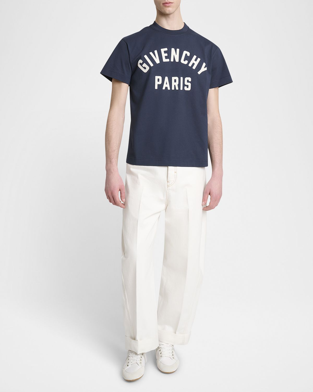 Givenchy Men 's Relaxed Straight Fit Five-Pocket Pants