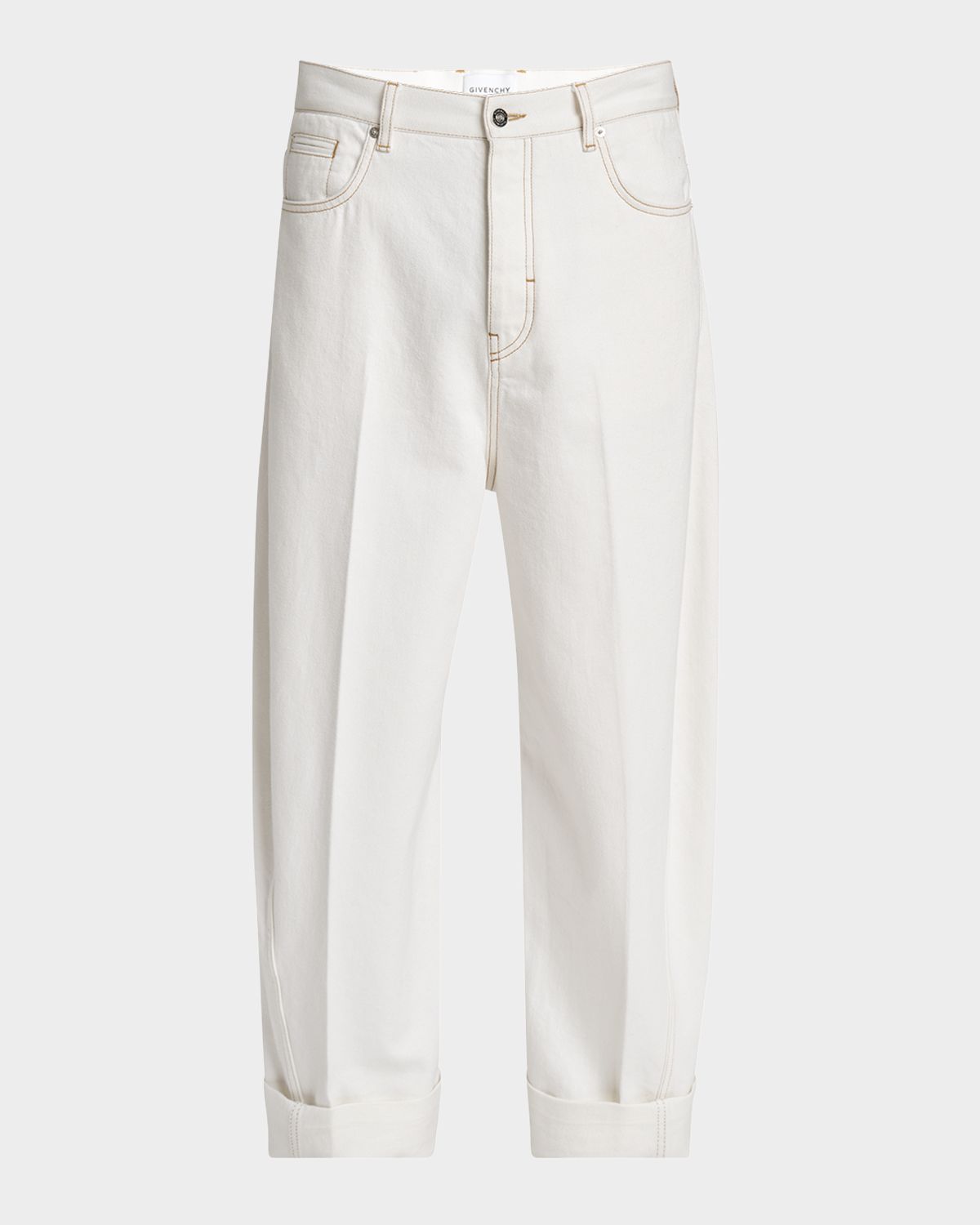 Givenchy Men 's Relaxed Straight Fit Five-Pocket Pants