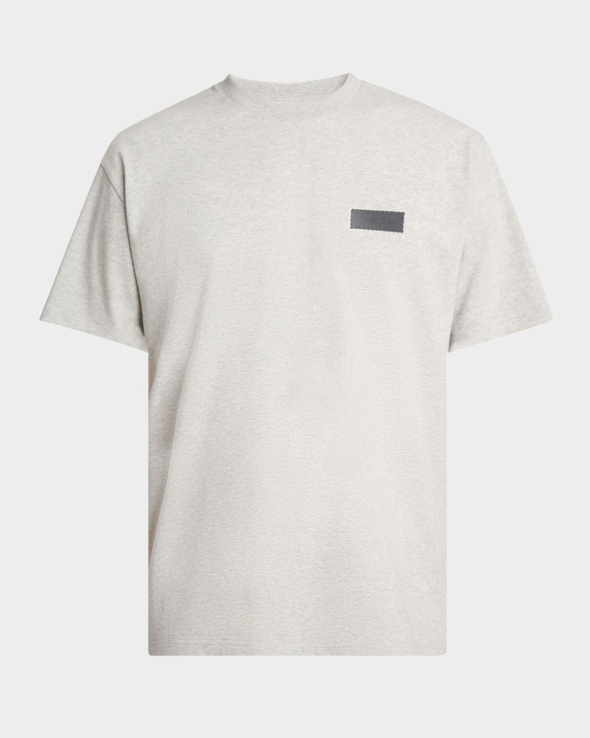 Givenchy Men 's Embroidered Logo Patch Crewneck T-Shirt
