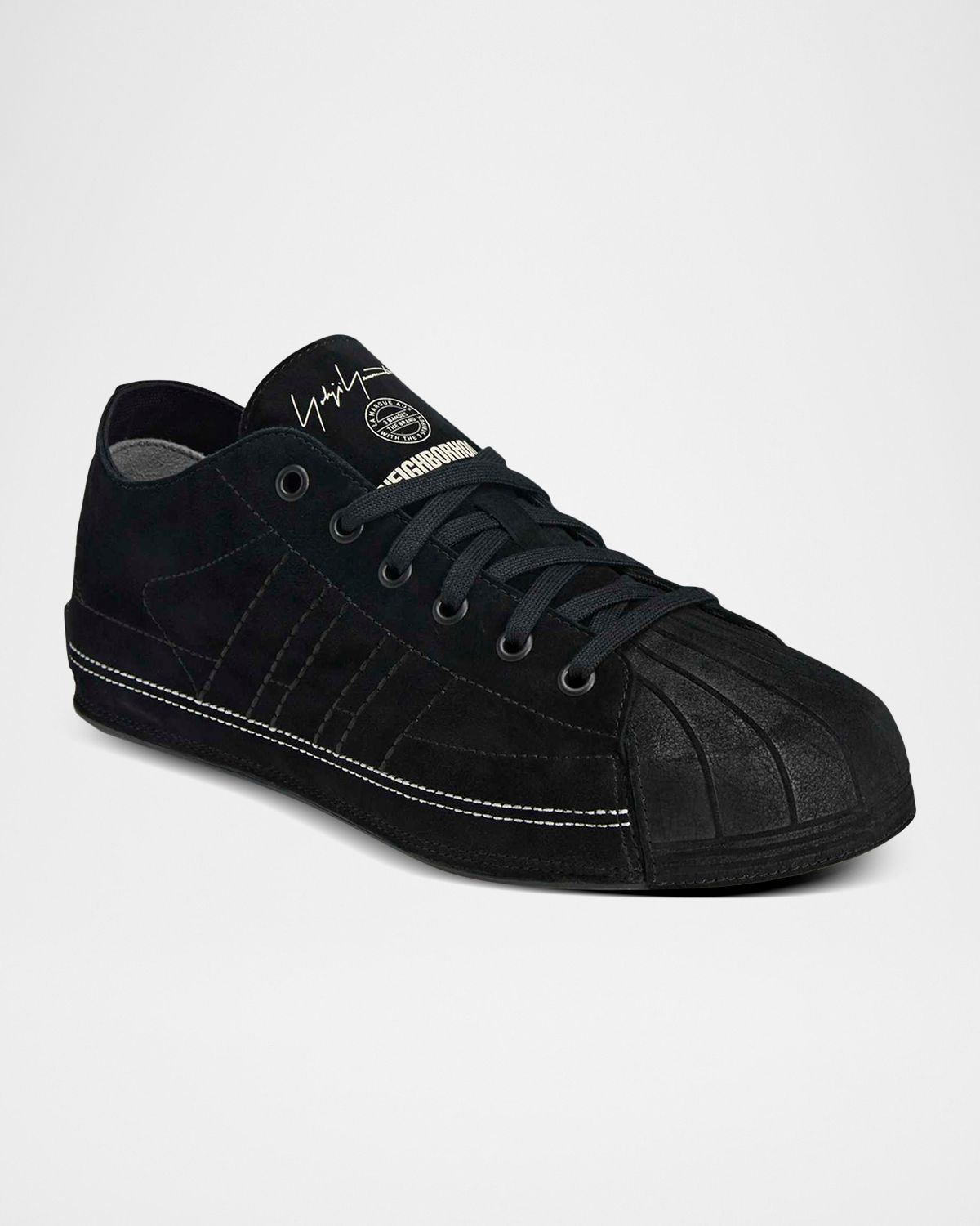 Y-3 x Neighborhood Men 's Nizzastar Lo Suede Low-Top Sneakers