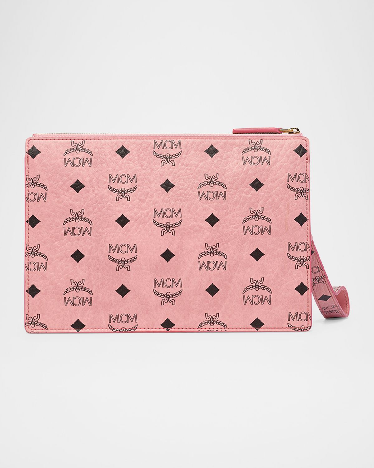 MCM Aren Small Visetos Flat Pouch