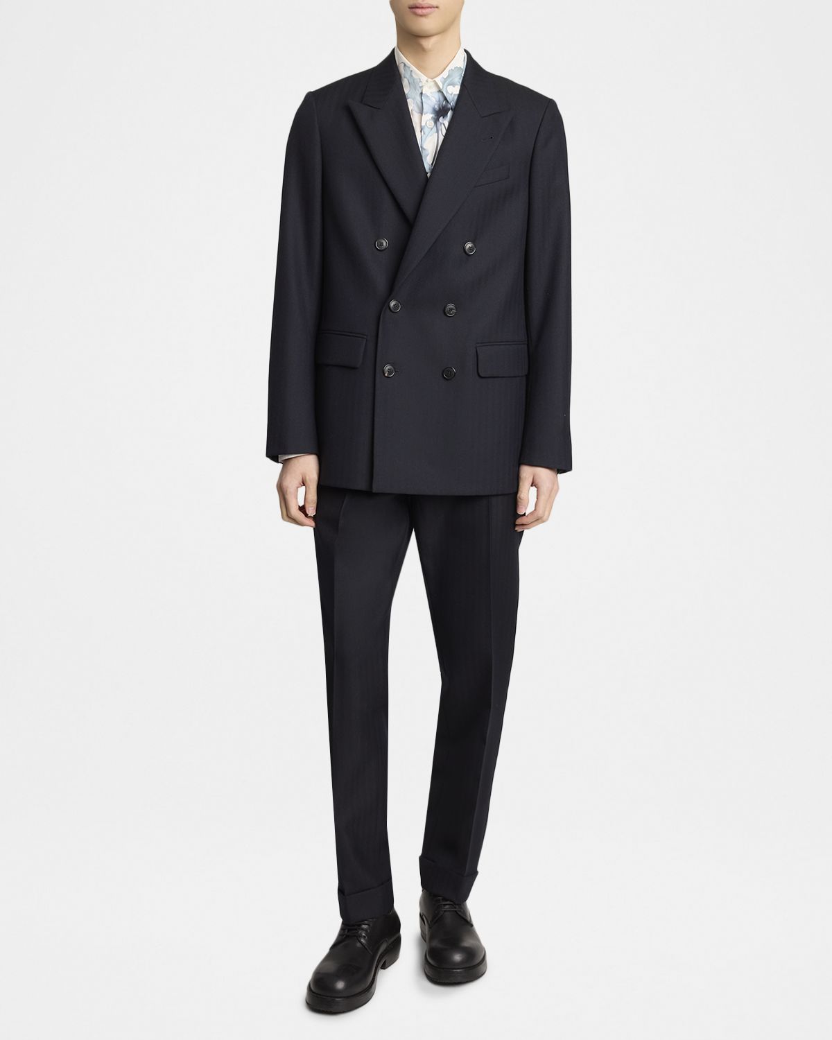 Dries Van Noten Men 's Buforden Double-Breasted Wool Jacket