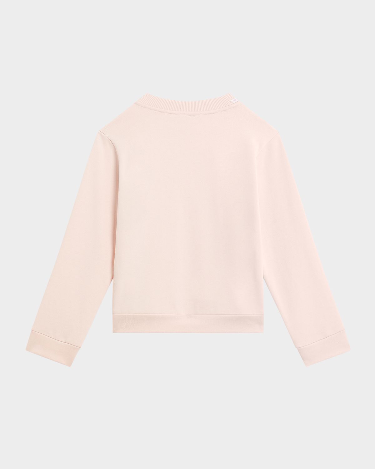 Dolce & Gabbana Girl 's Logo Sequined Felpa Patch Sweatshirt