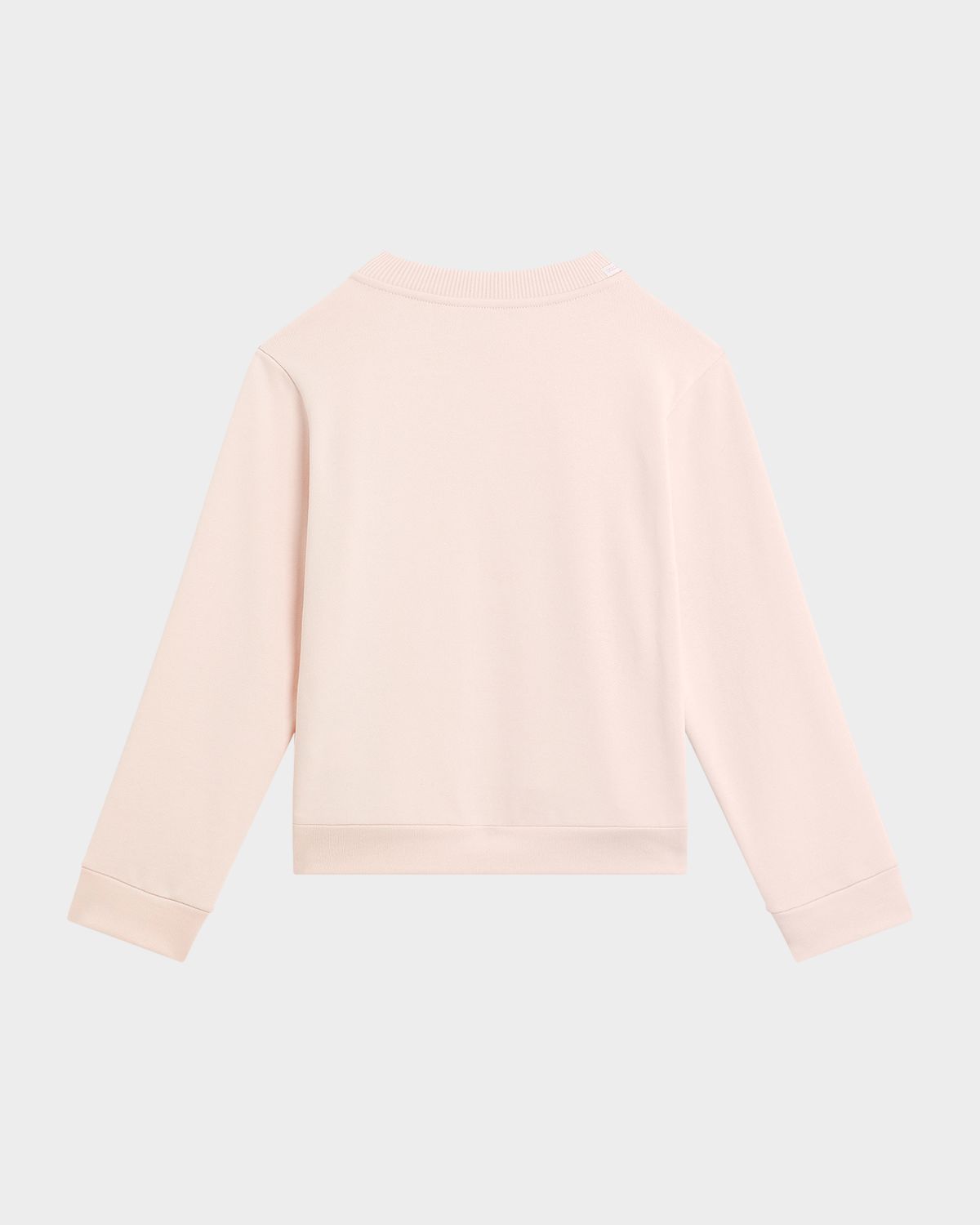 Dolce & Gabbana Girl 's Logo Sequined Felpa Patch Sweatshirt