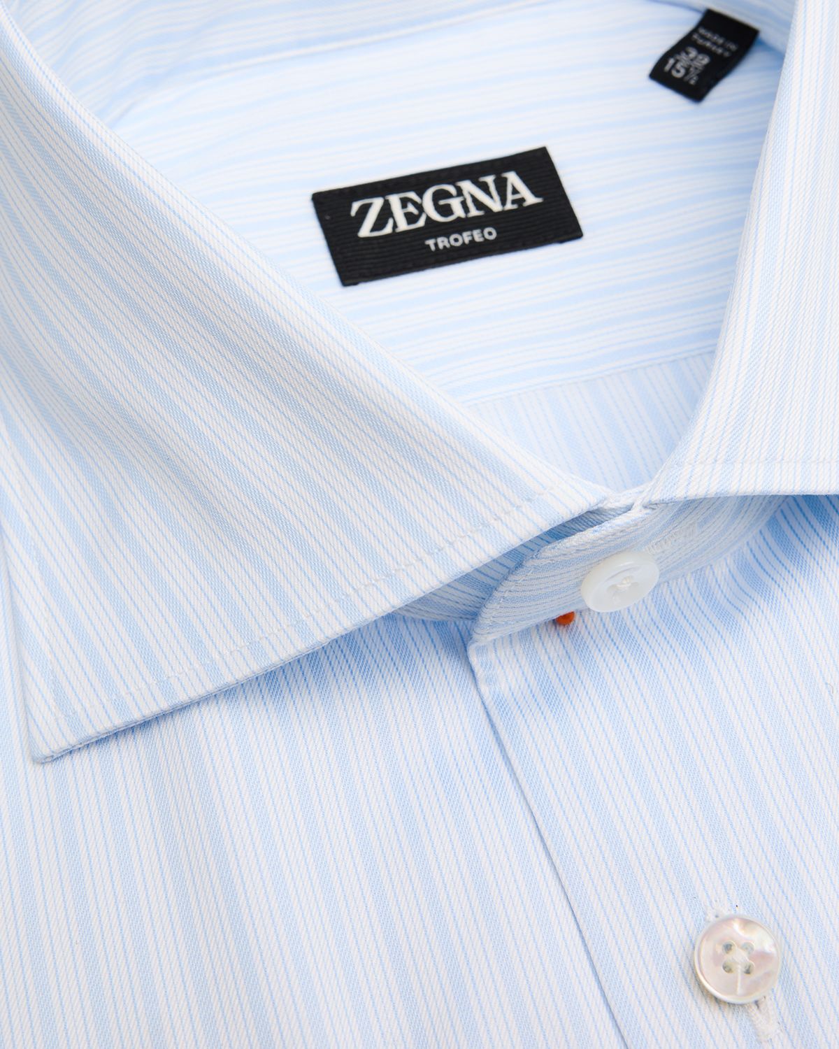 ZEGNA Men 's Trofeo Cotton Multi-Stripe Dress Shirt