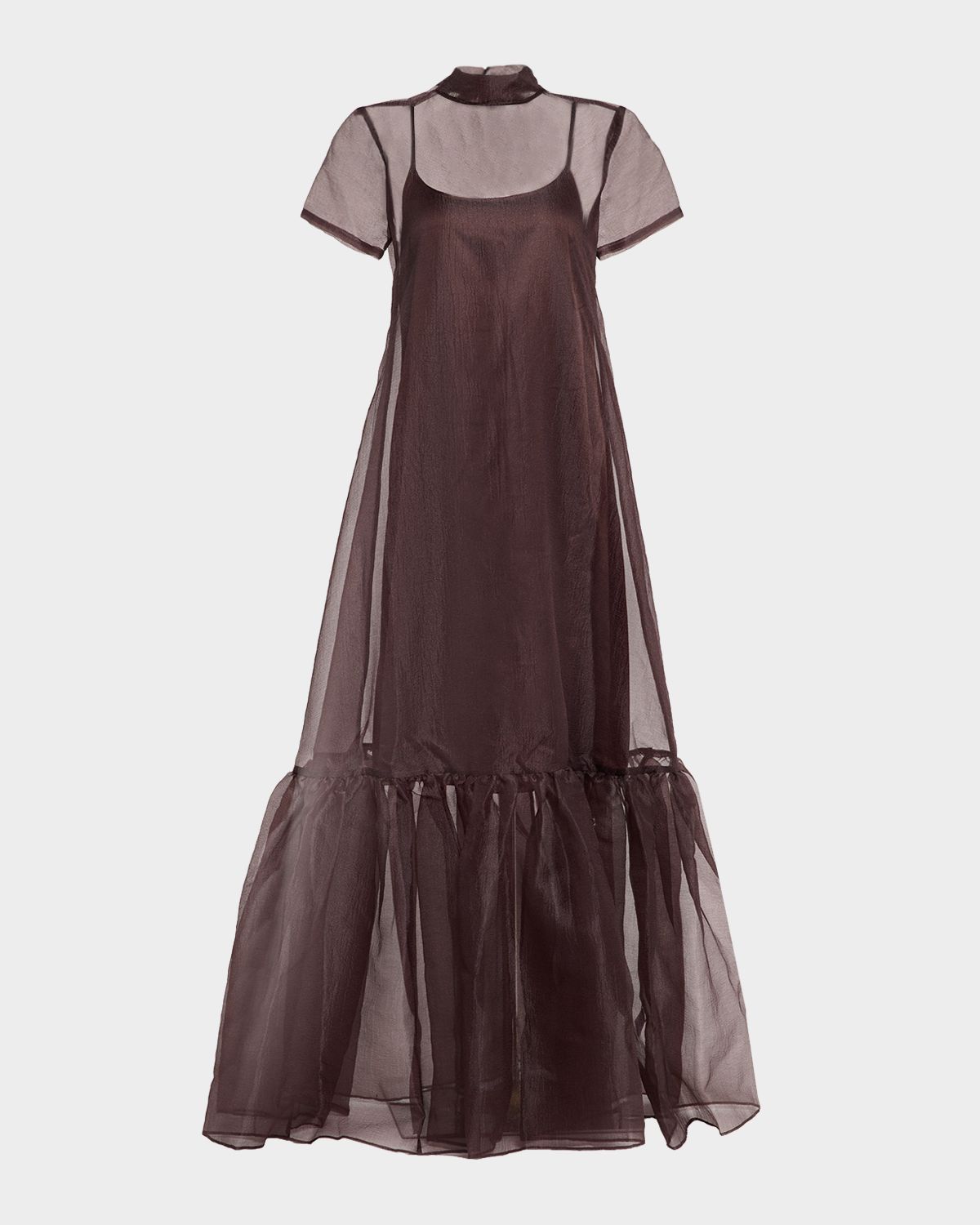 STAUD Calluna Organza Maxi Dress