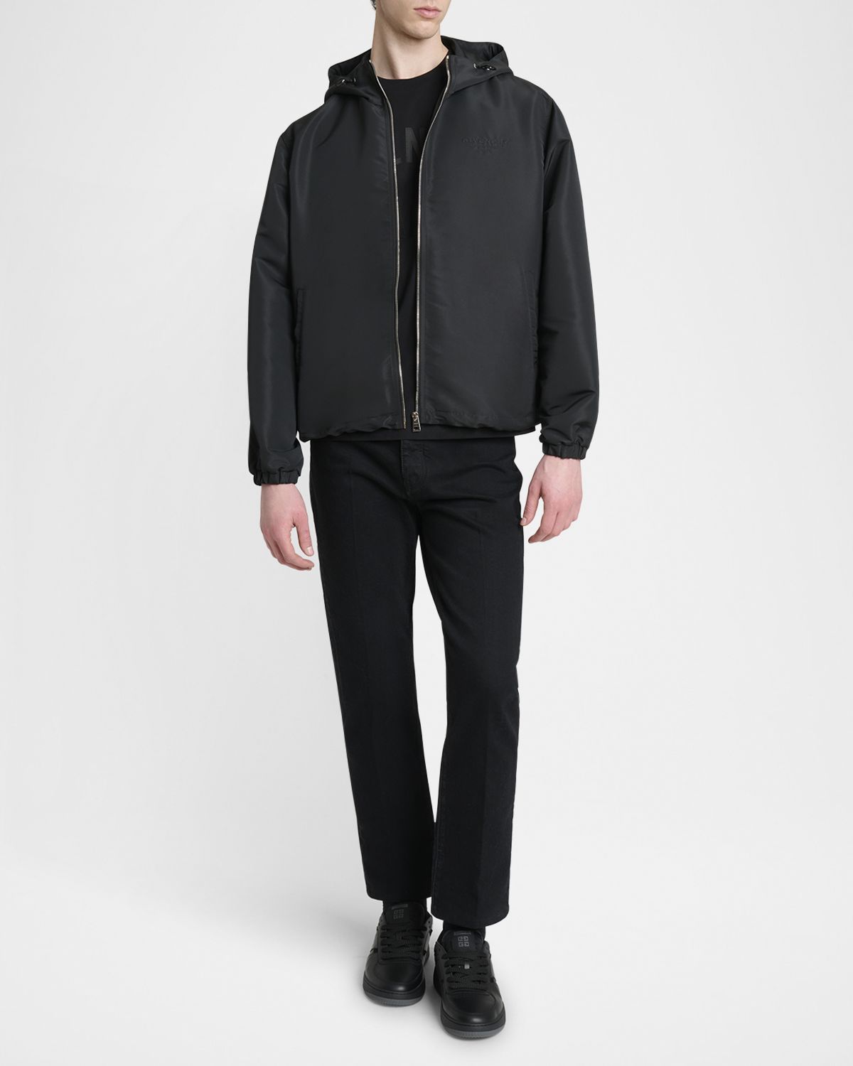 Givenchy Men 's Hooded Windbreaker
