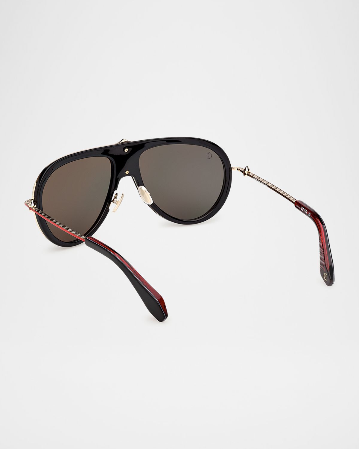Christian Louboutin Aviator Metal Sunglasses
