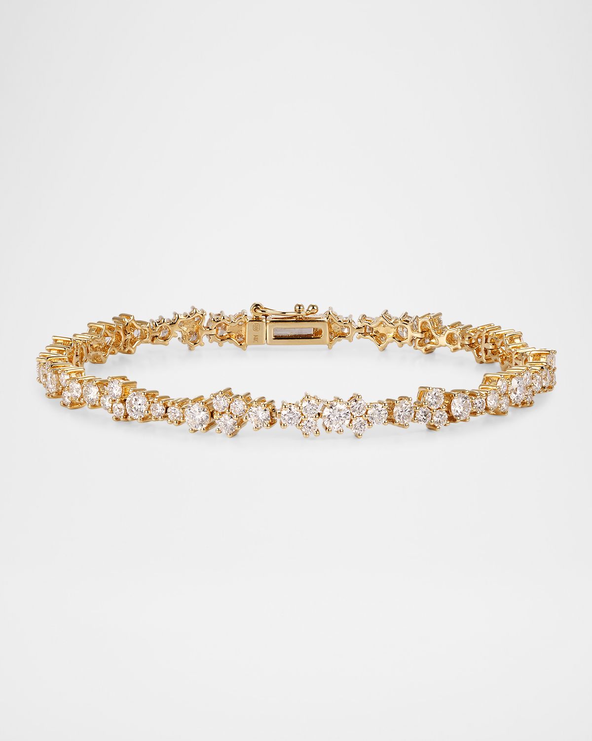 Sydney Evan 14K Yellow Gold Diamond Cocktail Tennis Bracelet