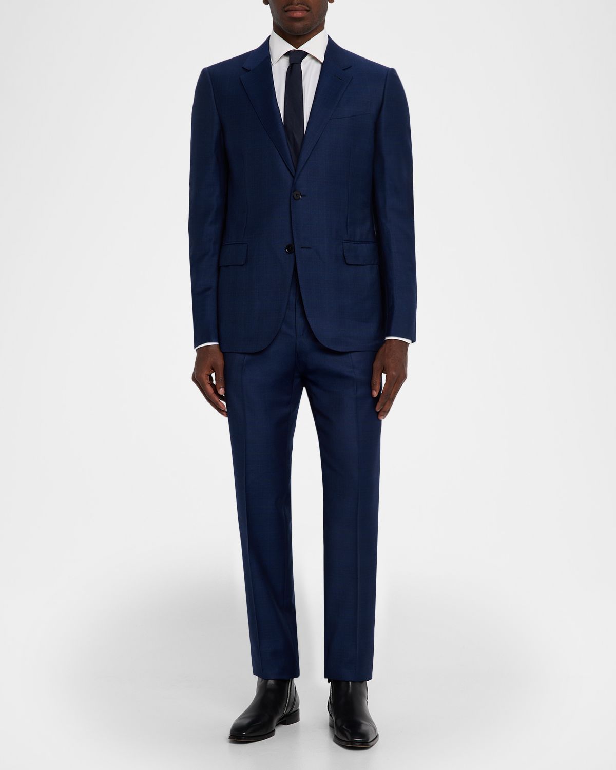 ZEGNA Men's Trofeo Wool Woven Plaid Two-Piece Suit