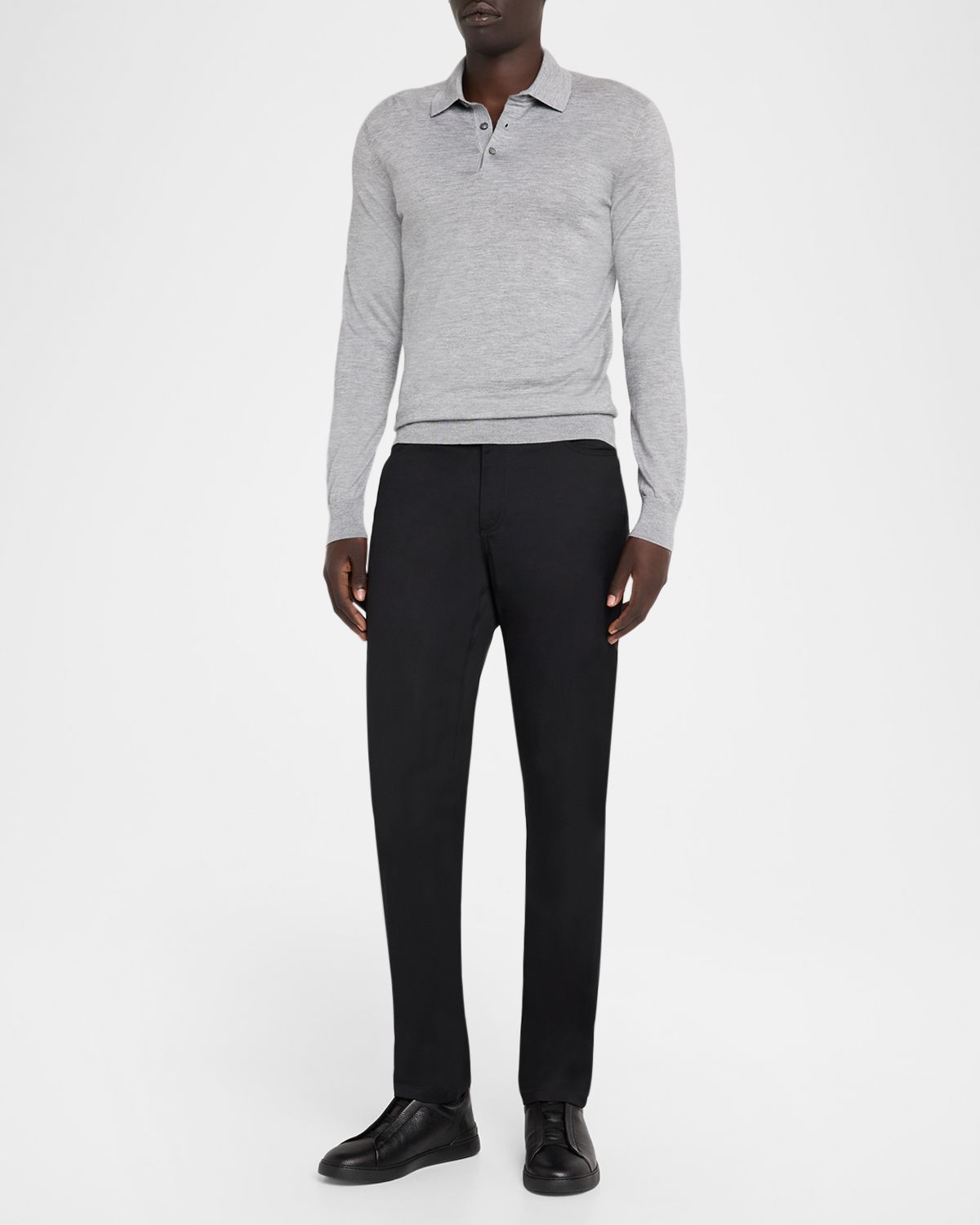 ZEGNA Men 's Wool Slim Fit Five-Pocket Pants