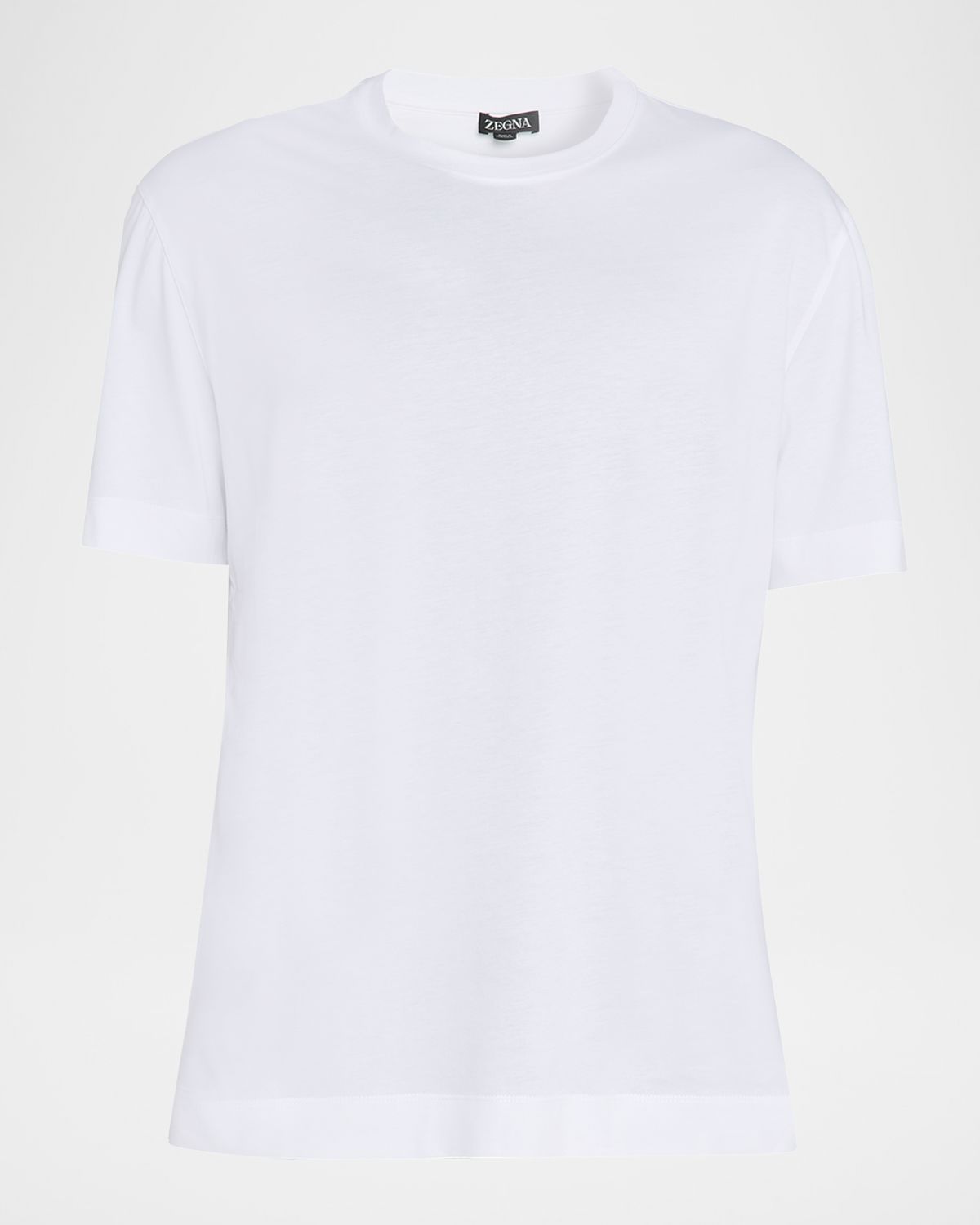 ZEGNA Men 's Cotton Jersey Crewneck T-Shirt | Thumbnail 6