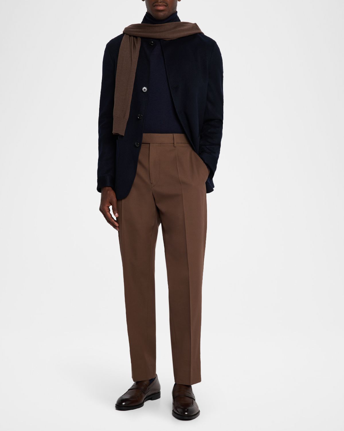 ZEGNA Men 's Cashmere Il Conte Chore Jacket