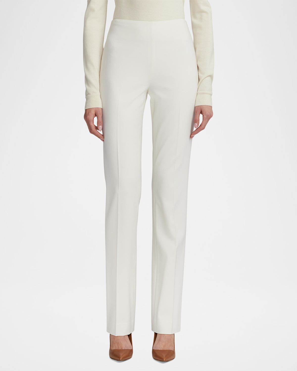 Ralph Lauren Collection Alandra Wool Crepe Pants | Thumbnail 4