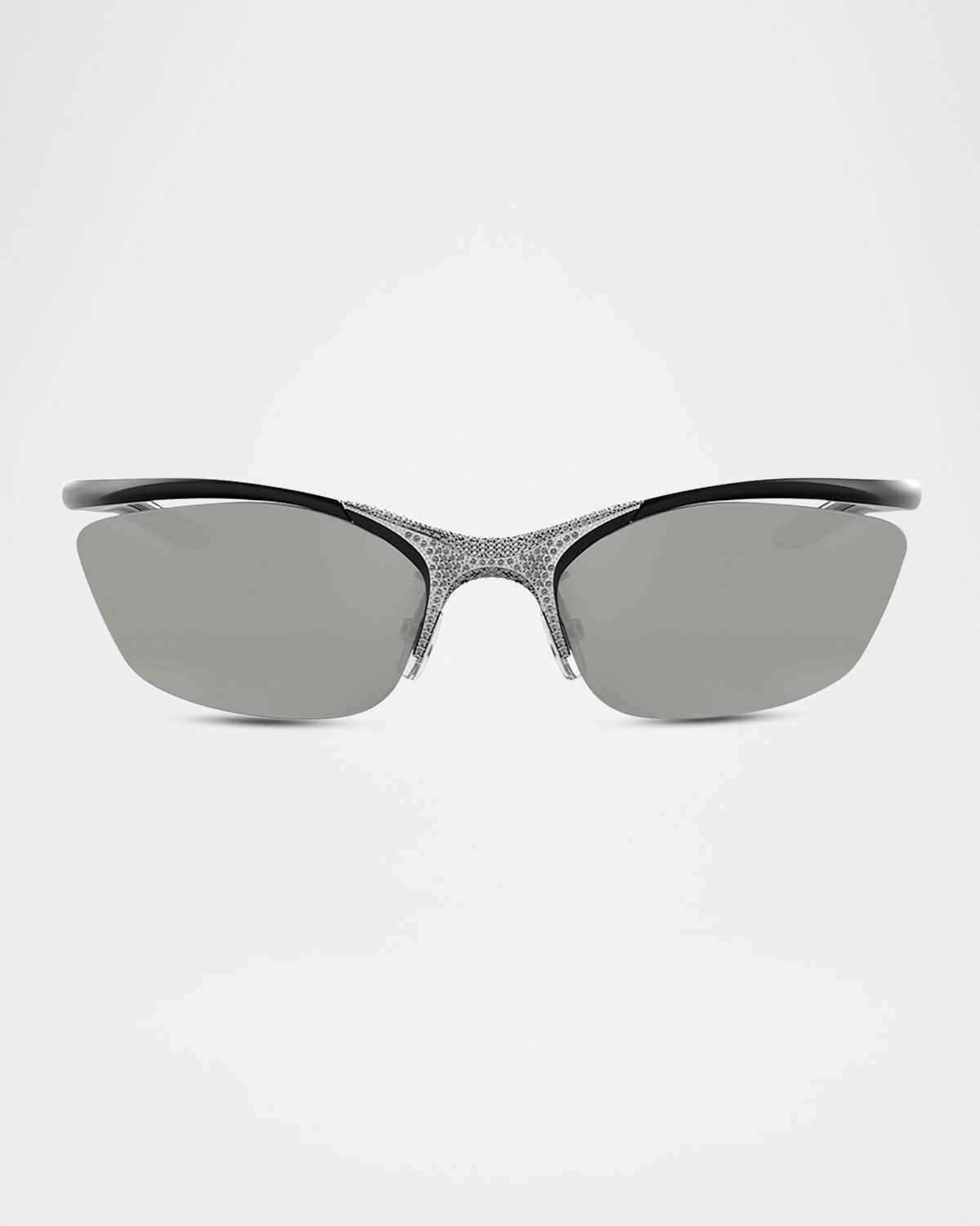 Fendi Signature Crystal Cat-Eye Sunglasses