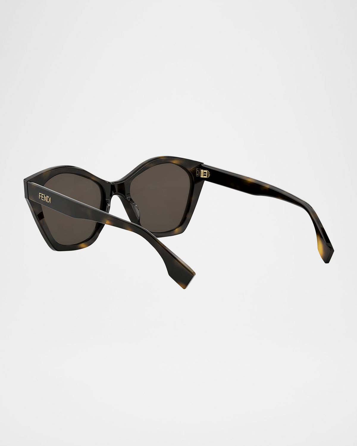 Fendi Lettering Square Acetate Sunglasses
