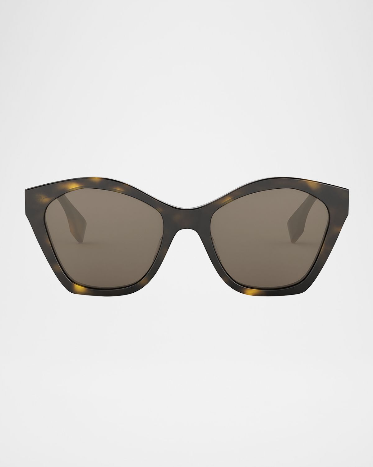 Fendi Lettering Square Acetate Sunglasses