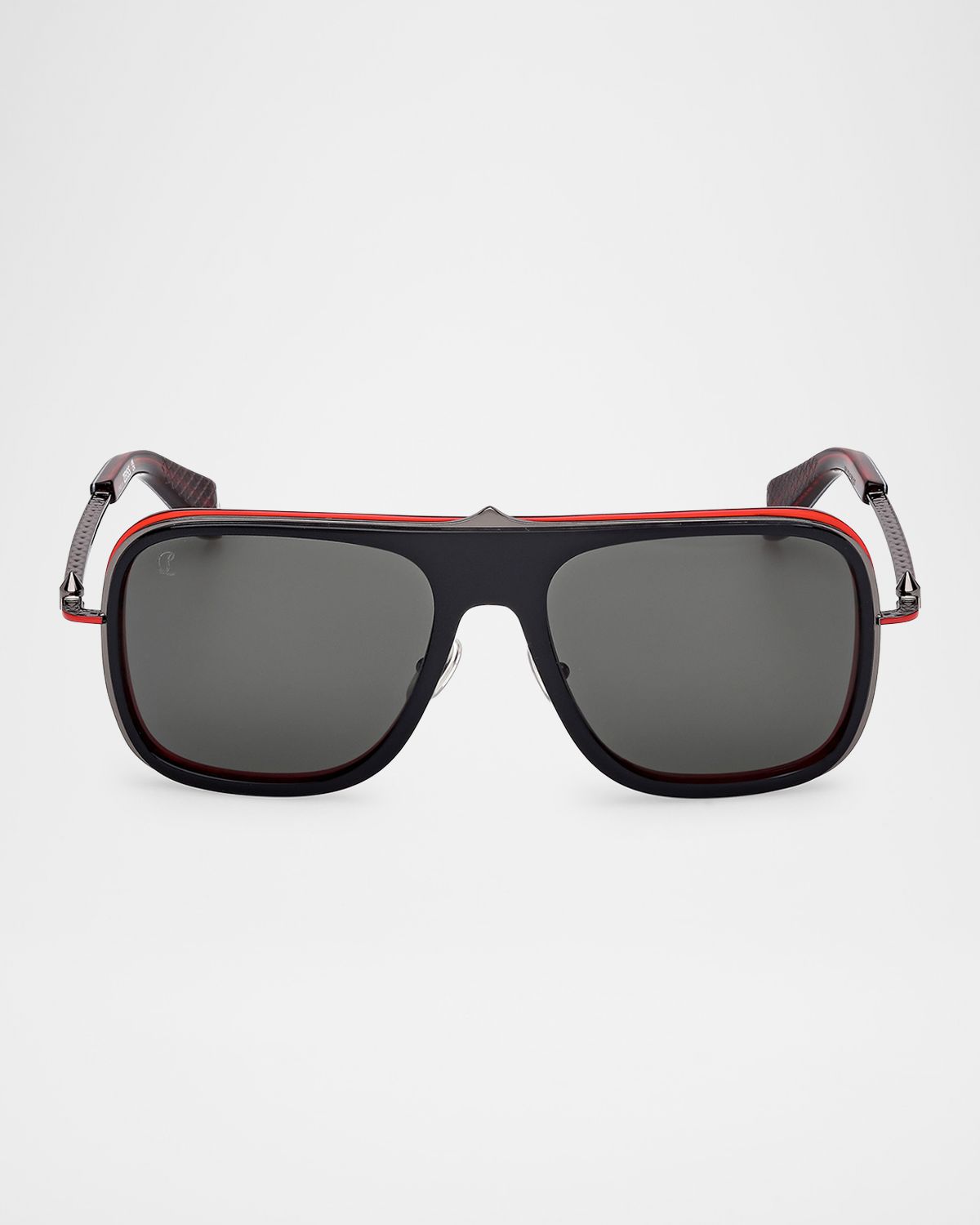 Christian Louboutin Men 's LB0013M Metal Aviator Sunglasses