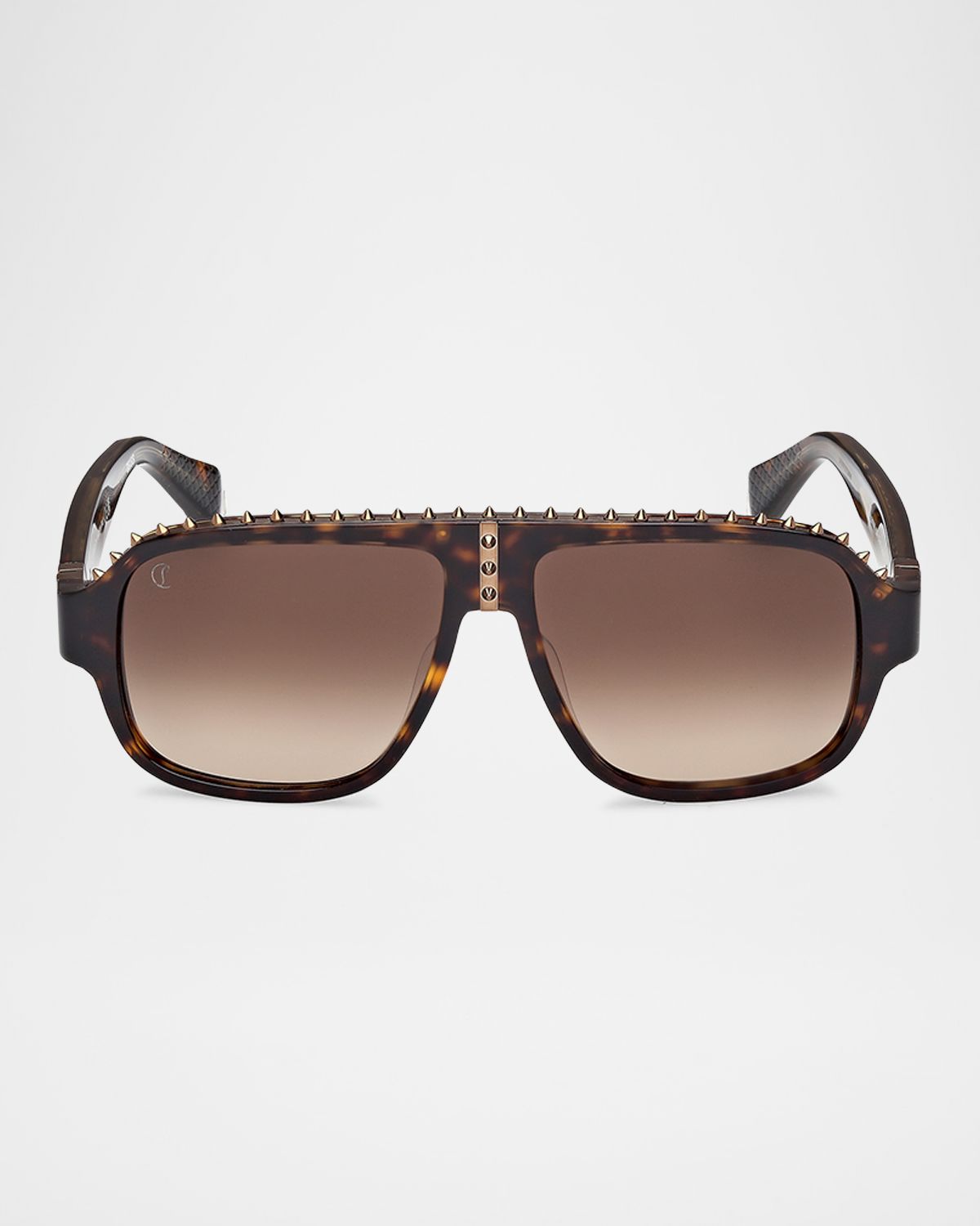 Christian Louboutin Men 's LB0005M Acetate Aviator Sunglasses