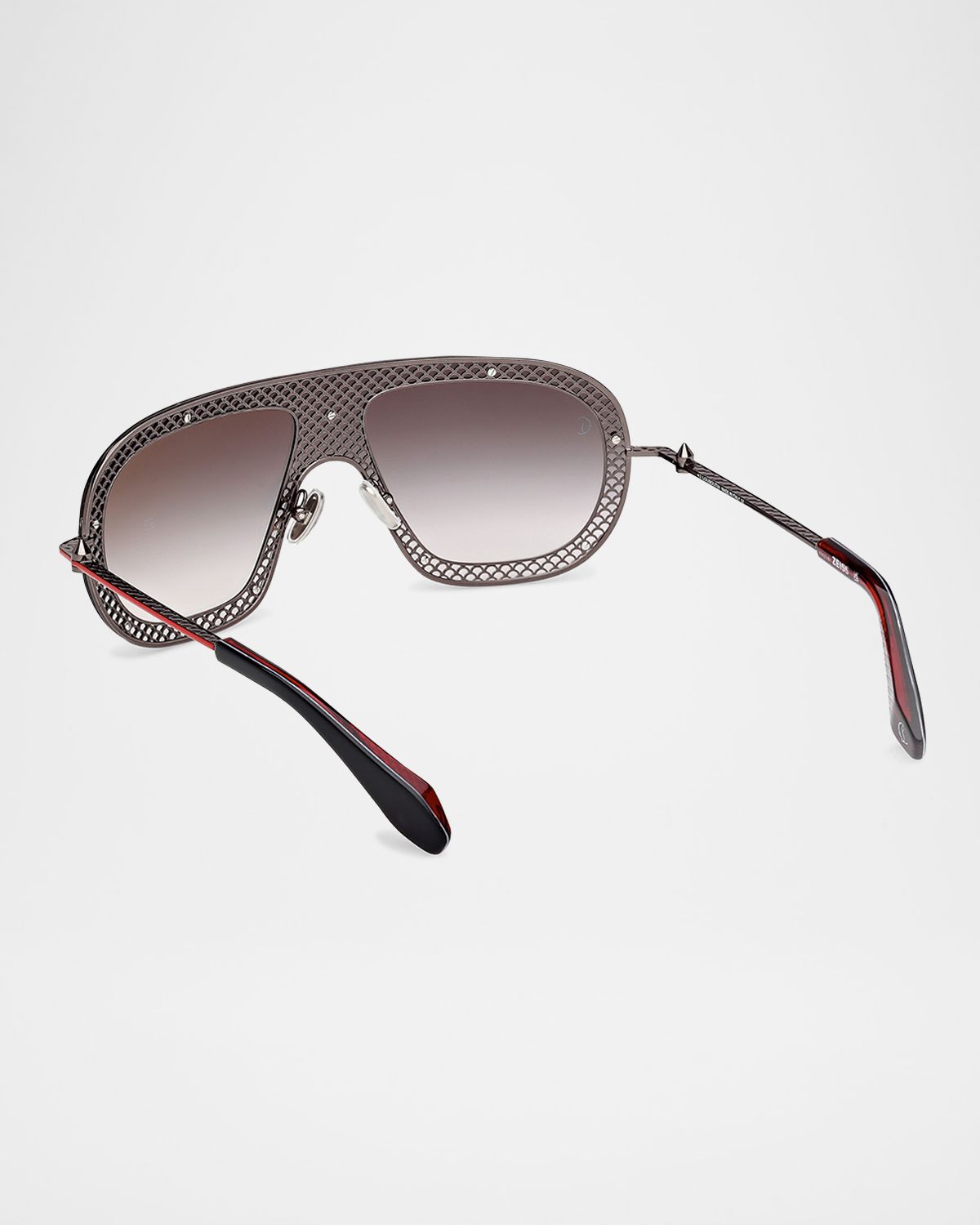 Christian Louboutin Men 's LB0012M Metal Shield Sunglasses