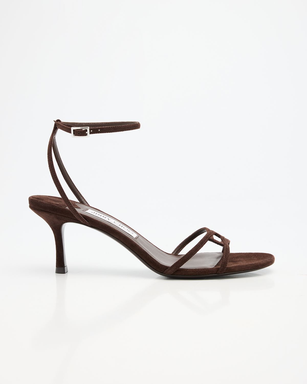 Jimmy Choo 1998 Leo Suede Ankle-Strap Sandals