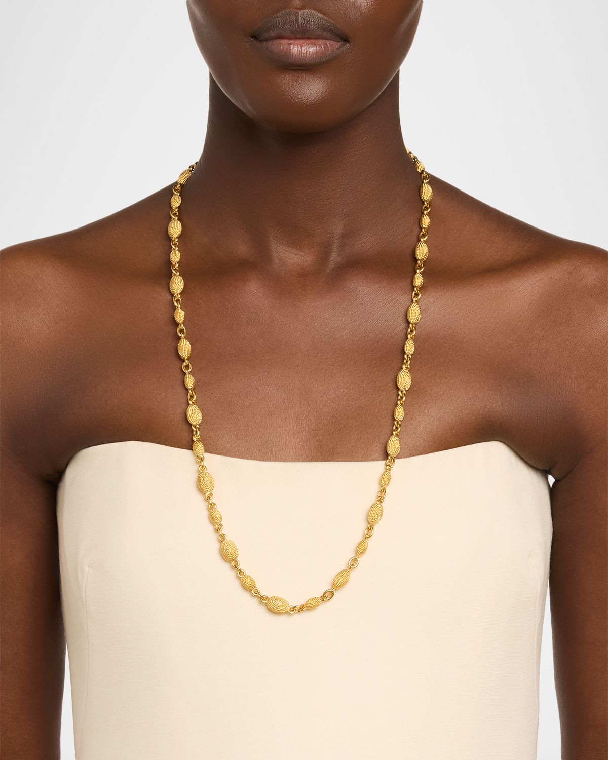 TOM FORD Brass Lariat Necklace