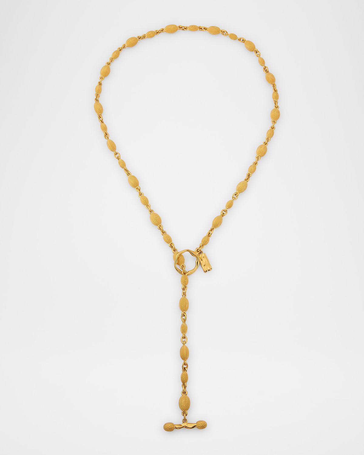 TOM FORD Brass Lariat Necklace