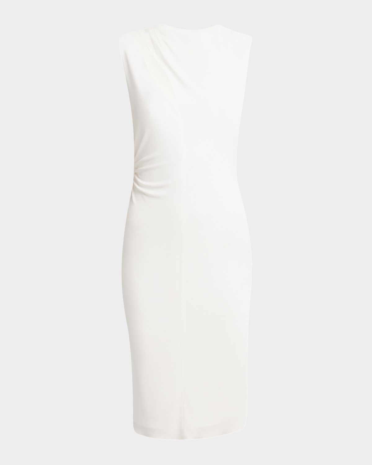 TOM FORD Cutout Shoulder-Drape Viscose Crepe Jersey Cocktail Dress
