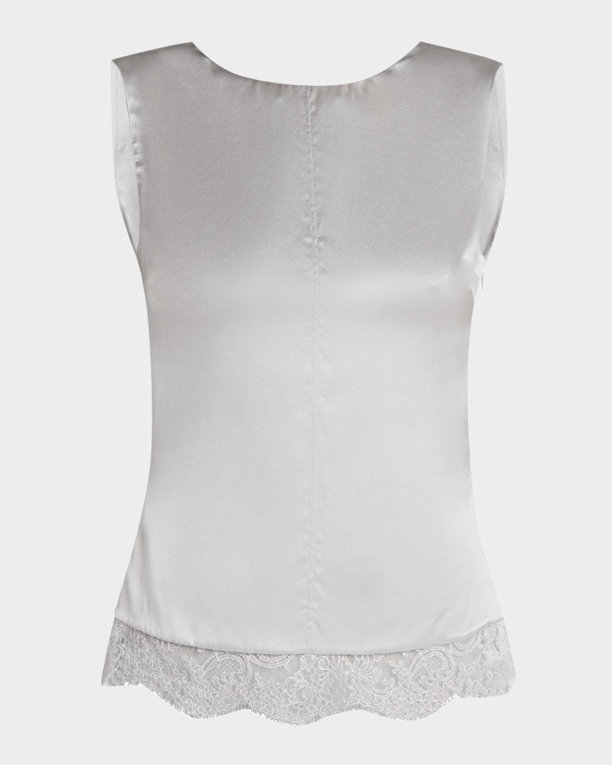 TOM FORD Satin and Lace Sleeveless Top