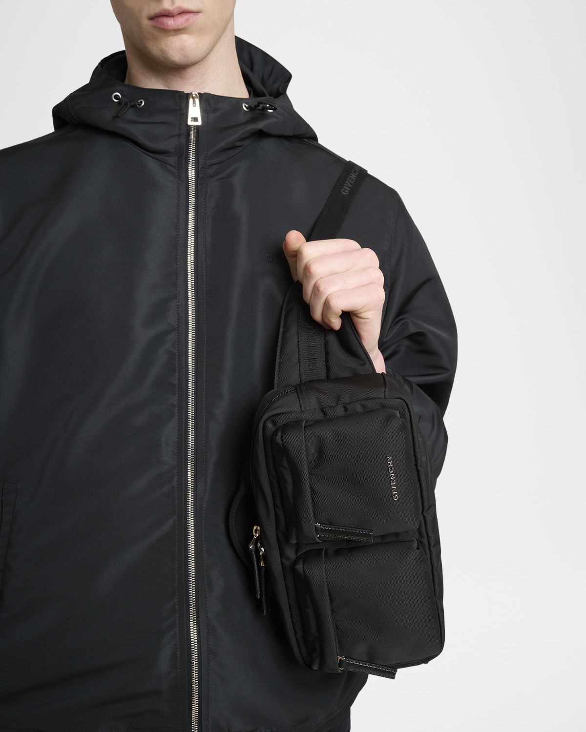 Givenchy Men 's Essential U Nylon Belt Bag