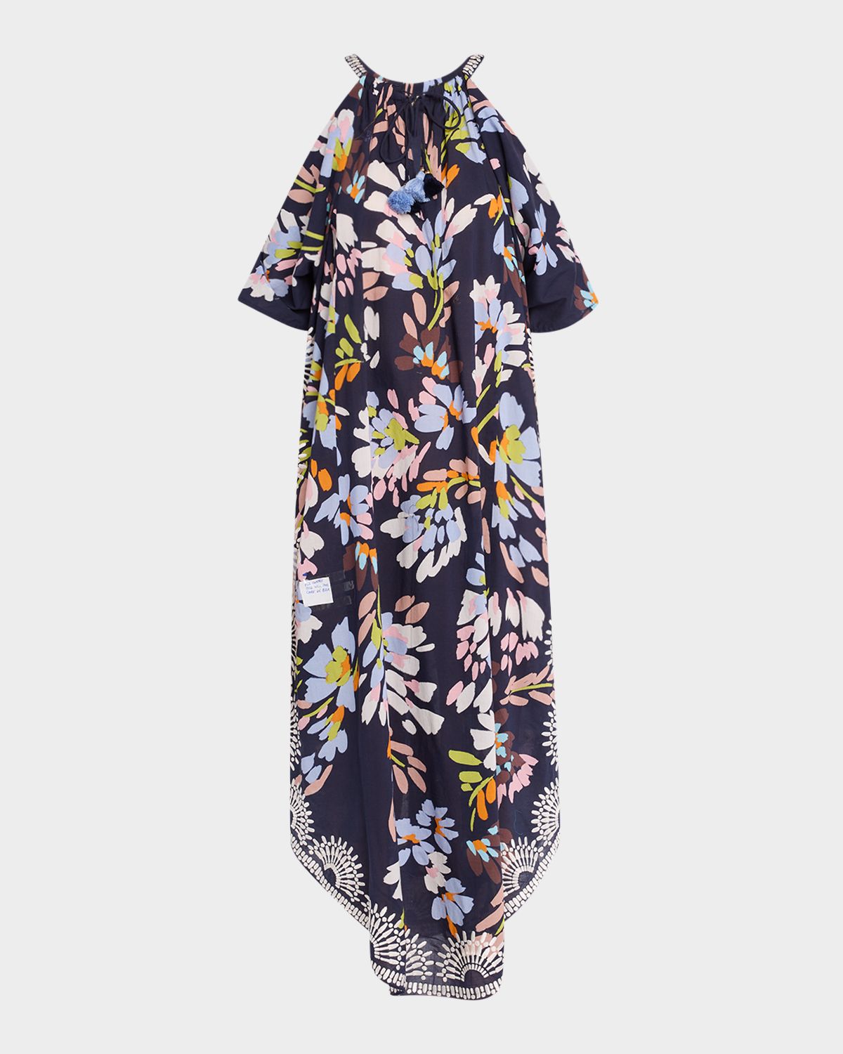 Figue Naomi Cold-Shoulder Kaftan Midi Dress